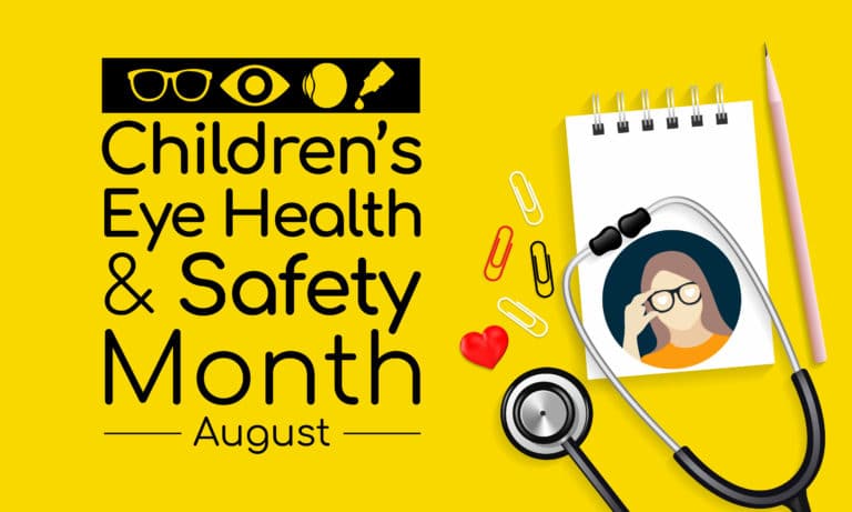 Children's Eye health and safety month